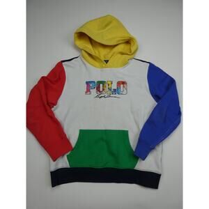 boy's Polo Ralph Lauren multicolor hoodie, size: Large 14-16